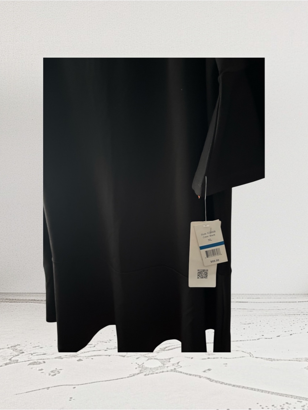 Moonbasa Black LS Dress, NWT, P2P:22”, L:38” - Picture 11 of 14